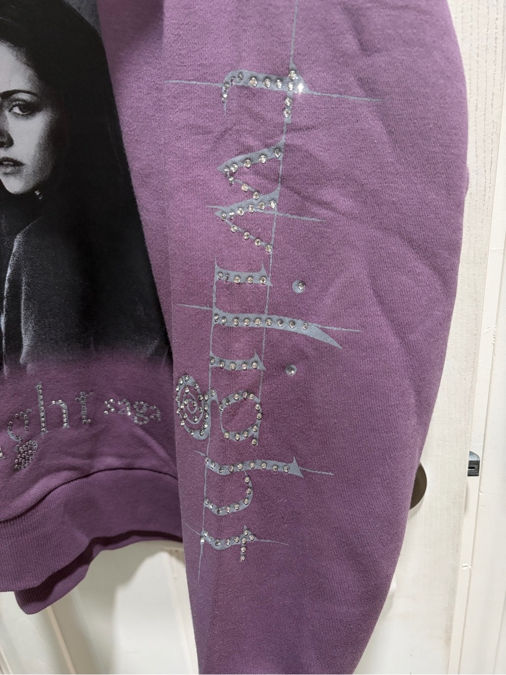 Lavender Twilight Saga Graphic Crewneck Sweater - Picture 3 of 4